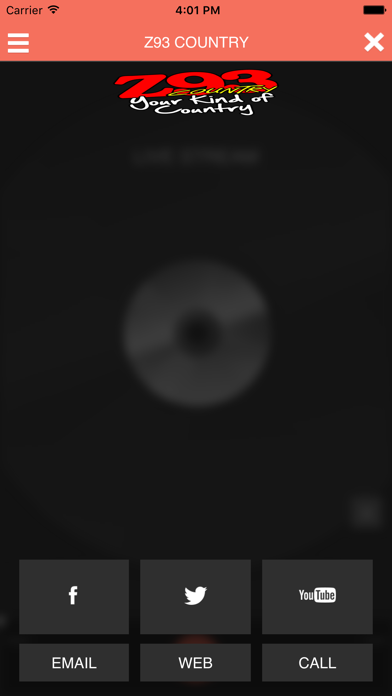 WMKZ Z93 Country 93.1FM iPhone screenshot 3 - Entertainment app