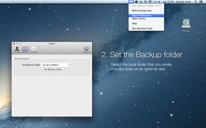 Screenshot #3 pour BackUp Gmail