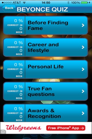 Celebrity Fan Quiz - Beyonce edition screenshot 2