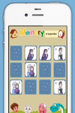 Game screenshot Memory game for girls: Ice Princess - learning game for girls apk