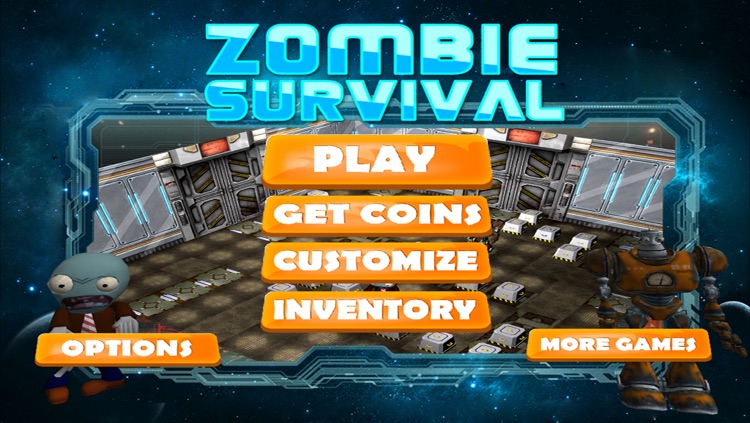 Zombie Survival - Attack of the Robot Fun Maze Game