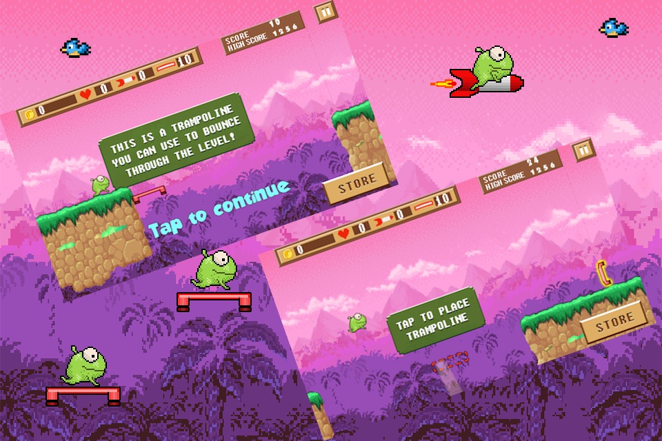 A Floppy Frog: Running & Ride the Mega Surfer Frogs with Jump Jet-Pack Rockets Game 2 screenshot 2