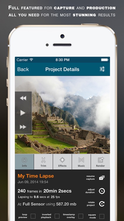 Lapse It Pro • Time Lapse & Stop Motion Camera • Professional HD
