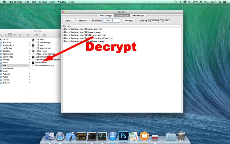 Screenshot #2 pour File Encrypt Lite