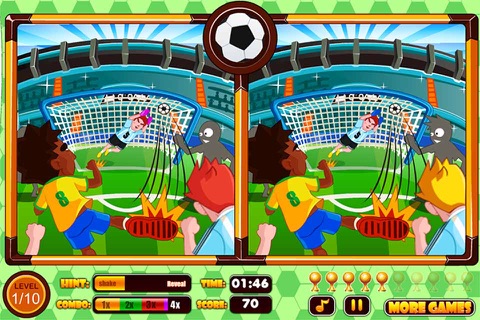 Find The Differences - Football Edition screenshot 2