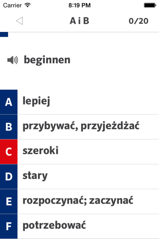 Fiszki 333 słowa - Niemiecki zestaw startowy screenshot 4