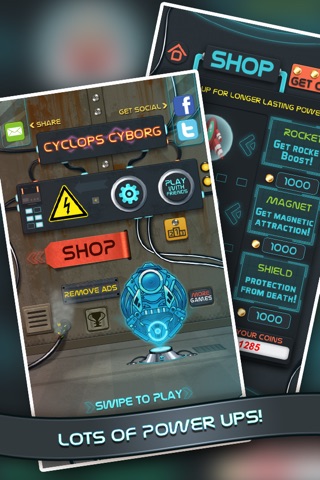 Cyclops Cyborg - FREE Bionic Multiplayer Adventure Game screenshot 3