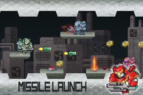 Clash of Gunners FREE - Brutal Sky lander Bots Patrol Skirmish screenshot 2