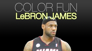 Screenshot #1 pour Color Fun — LeBron James Edition — A Coloring Game