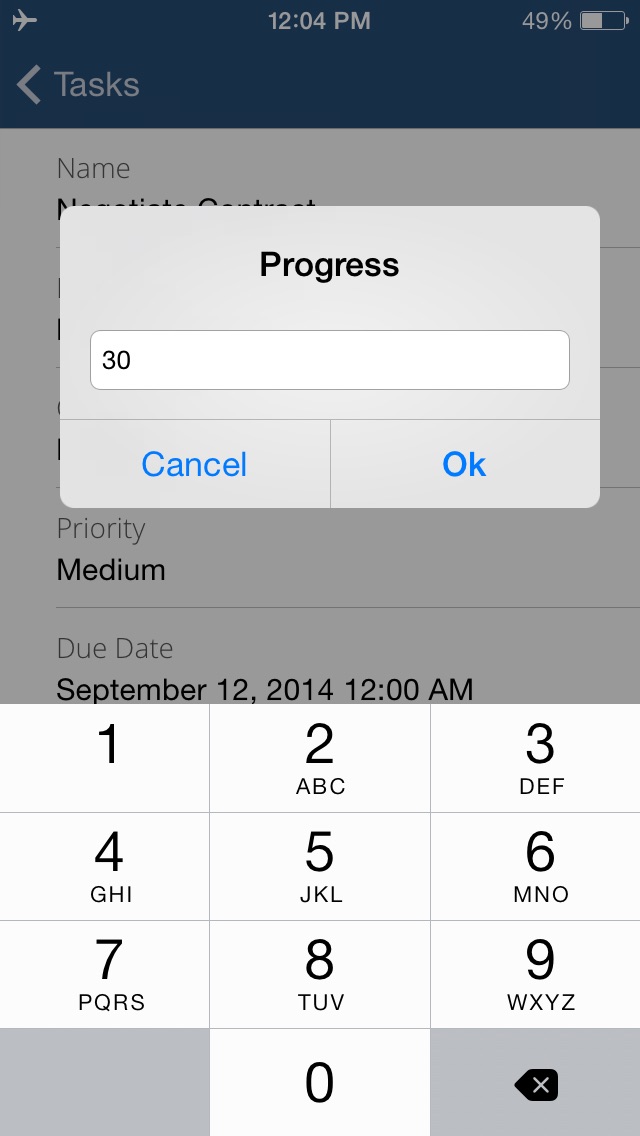 iPhone screenshot