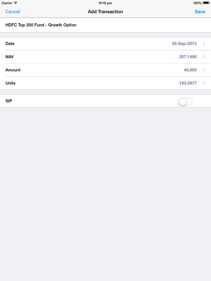 My Funds HD - Portfolio Tracker