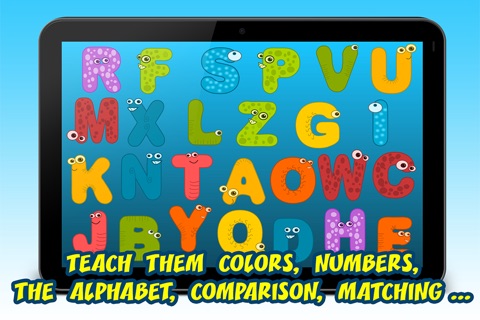10 Fun Learning Games for Kids and Babies: Happy Animals, Balloon Colors, Alphabet: Train Coordination, Teach Colors, the Alphabet, Count Numbers, Memory, Logic, Concentration, Comparison, Matching, Animal Sounds, Balloons, Pop the Bubbles screenshot 3