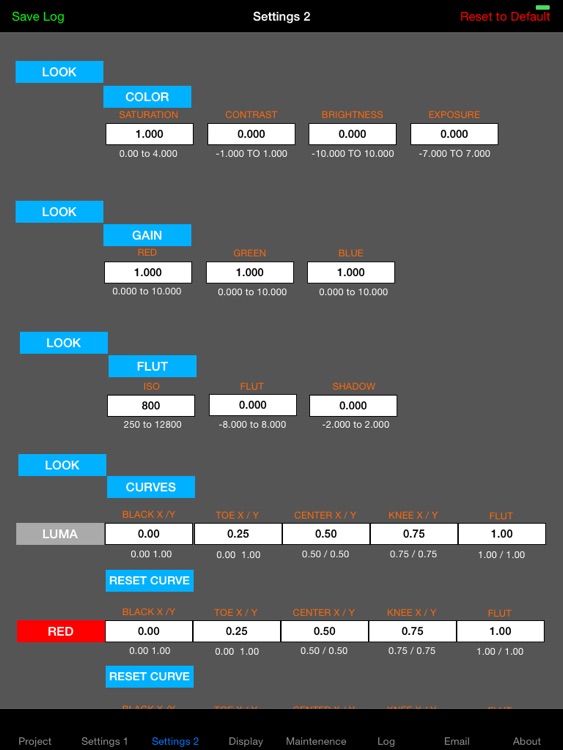 Digital Camera Setup RED DRAGON v 5.1.49