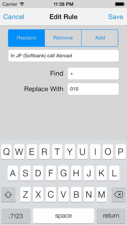 Edit Before Call/SMS