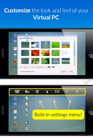 AlwaysOnPC - Firefox with Flash Player and Office on a Virtual PC for iPhone screenshot 4