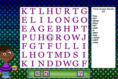 Dolch Word Search Puzzles: Vocabulary Word Search Puzzles Games for All Dolch Words and Nouns - Powered by Flink Learning screenshot 3