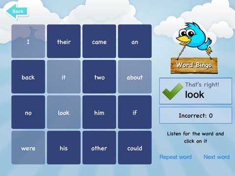 Easy Read Sight Words HD screenshot 3