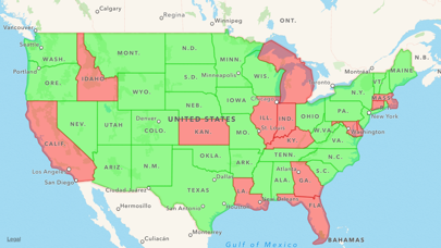 States Plates Challenge iPhone screenshot 4 - Travel app