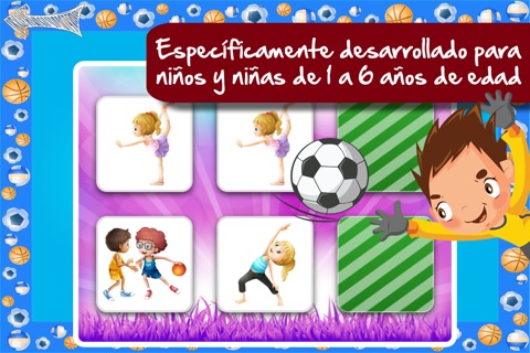 Free Memo Game Sport Cartoon screenshot 2