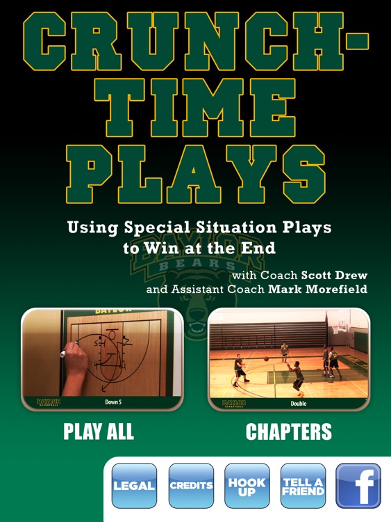 Baylor Bears Crunch Time Plays - With Coach Scott Drew - Full Court Basketball Training Instruction - XL