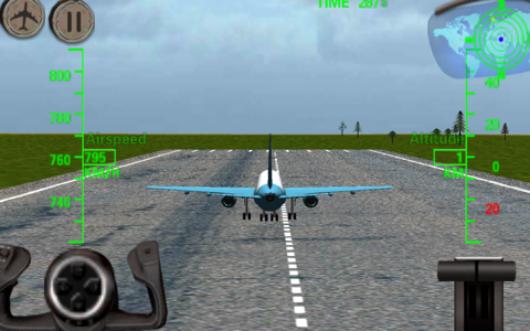 3D Airplane flight simulator screenshot 3