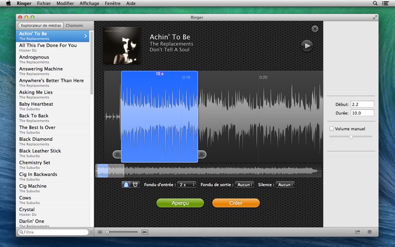Screenshot #3 pour Ringer - Ringtone Maker