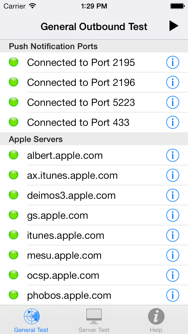 How to cancel & delete Services Test from iphone & ipad 1