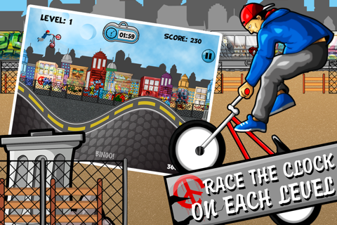 A BMX Freestyler Bike Racing Tricks Free HD screenshot 3