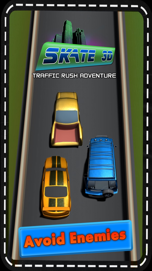 Skate 3D Traffic Rush Adventure 2.0 IOS -