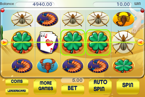 Ancients of the Desert Slot Machine - Pharaoh's Big Lucky Fortune - Full Version screenshot 2