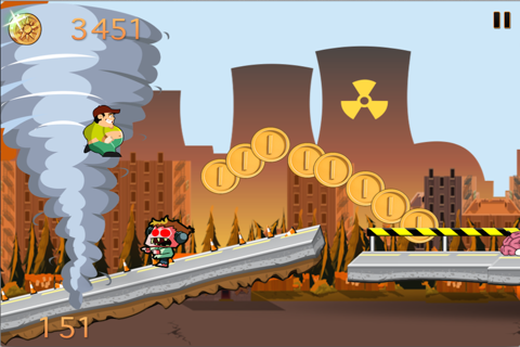 Zombies Ate The Power Plants : Turbo Timmy's Disaster Dash screenshot 3