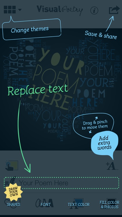 Visual Poetry - Word Collage screenshot-4