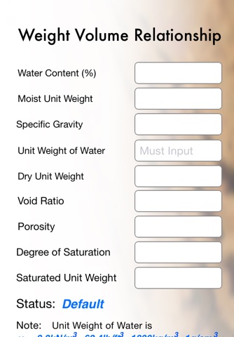 Weight Volume Relationship screenshot 2