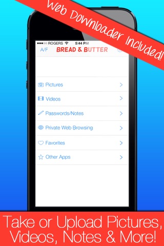 Bread & Butter Free - Hide Your Top Secret Photo+Video Safe.ly Behind A Working Grocery List screenshot 2