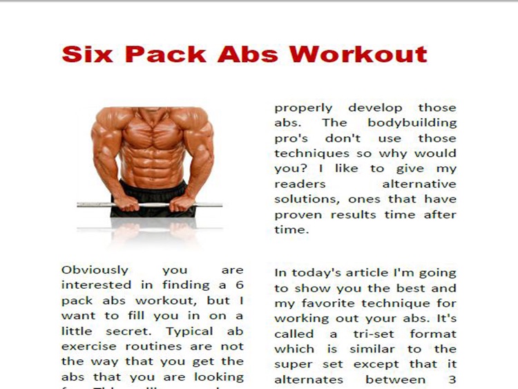 Ab Workouts For Men & Woman Magazine screenshot-3
