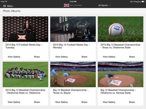 Big 12 Sports for iPad 2015 screenshot 2