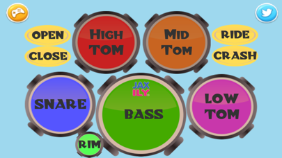 Drum Set Pro iPhone screenshot 3 - Music app