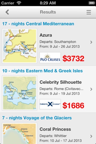 Cruise Sale Finder (NZ) screenshot 2