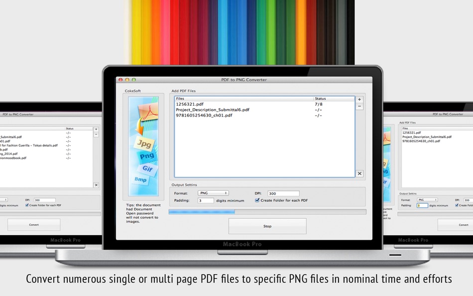 CokeSoft PDF to PNG Converter - 1.4 - (macOS)