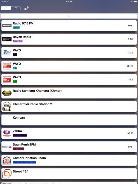 Screenshot #5 pour Khmer Radio - Khmer Music - Cambodia Radio