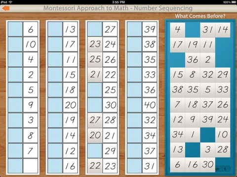 Secuencia de números-Que viene Antes? Después y en Medio?- Un enfoque Montessori hacia las Matemáticas screenshot 2