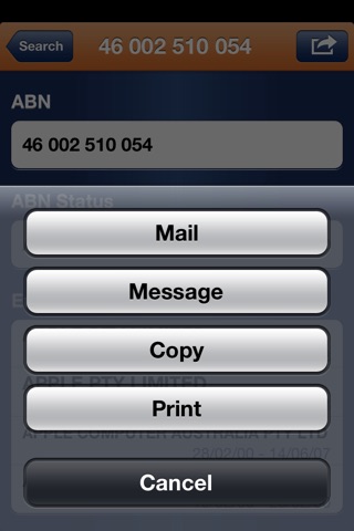 ABN Lookup screenshot 4