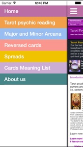 Tarot Reading Free course – Psych Clairvoyant Oracle screenshot #1 for iPhone