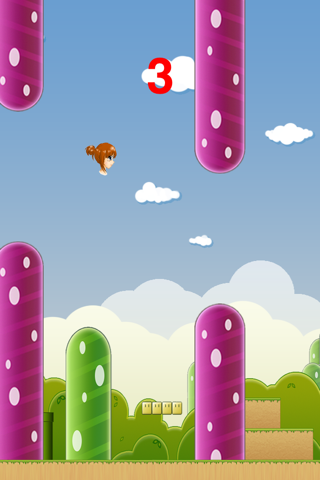 Brave Girl HD - The impossible smash hit flappy party racing game free farm snappy jump bouncing quest crush 2048 bullet & rushing heroes boom cookie pipe mania saga like flying tiny birds vs fly trials birdie jam squishy bird,end of Miley Cyrus Edition screenshot 4