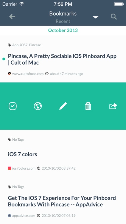 Pincase - A Pinboard.in client, that is simple, elegant and powerful, perfect for managing your daily discoveries. screenshot-4