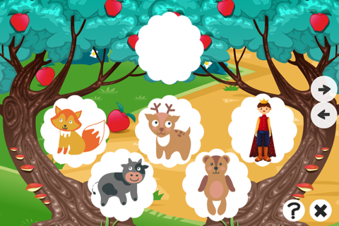 Animals game for children: Find the mistake in the forest screenshot 4