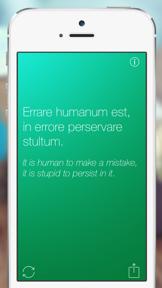 Latin quotes: your daily wisdom screenshot