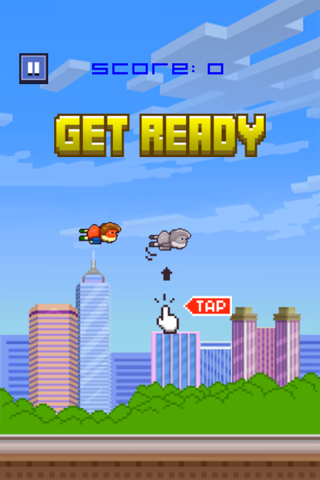 Smashy Man Bird - Super Splashy Hoppy Wings Flyer screenshot 2