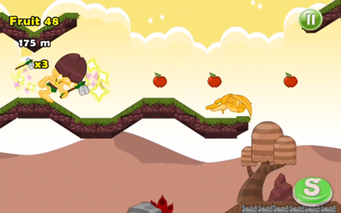 Caveman vs Dino Wars screenshot 4