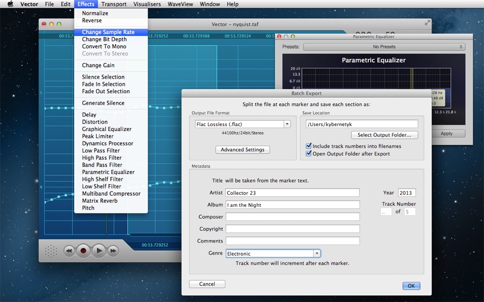 #5. Vector 2 Express - Audio Recorder and Editor (macOS) 由: Jaroslaw Szpilewski